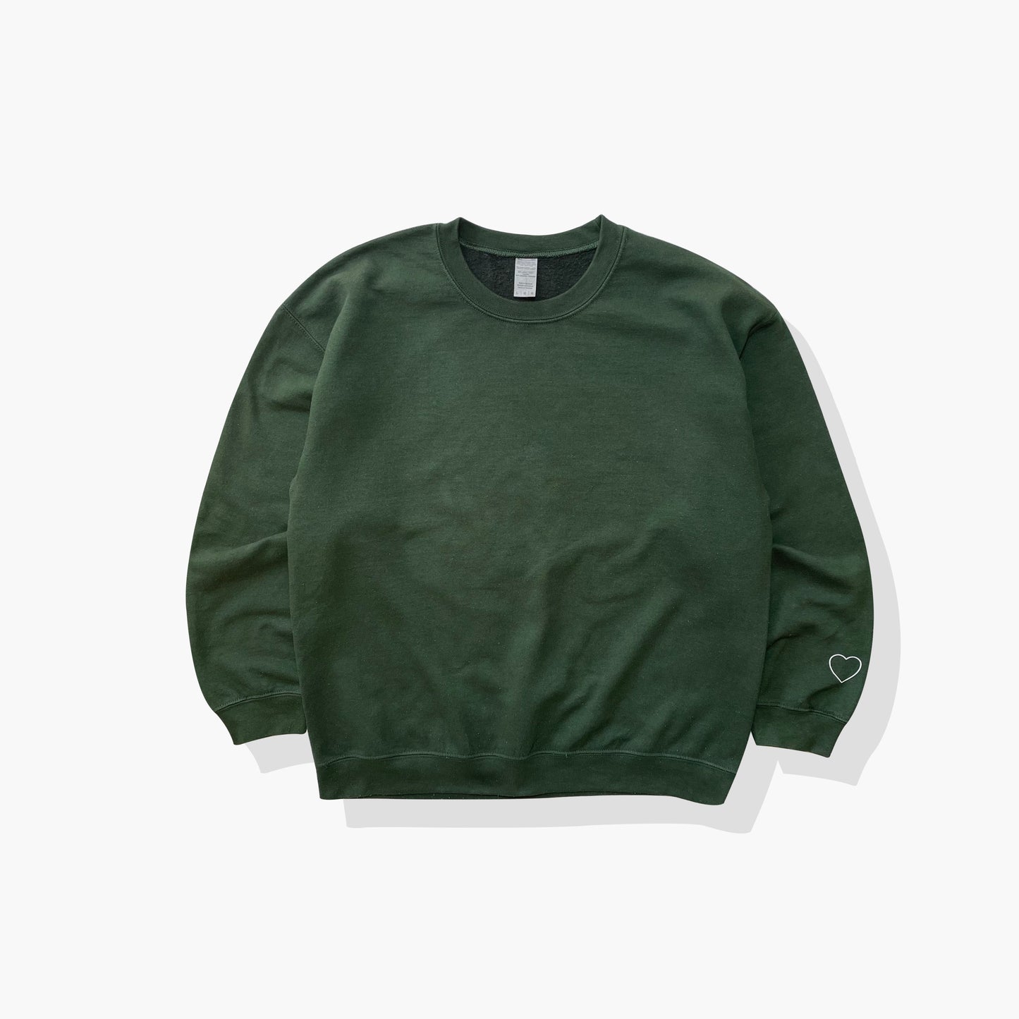 90s Gildan Heart Sweatshirt image 2