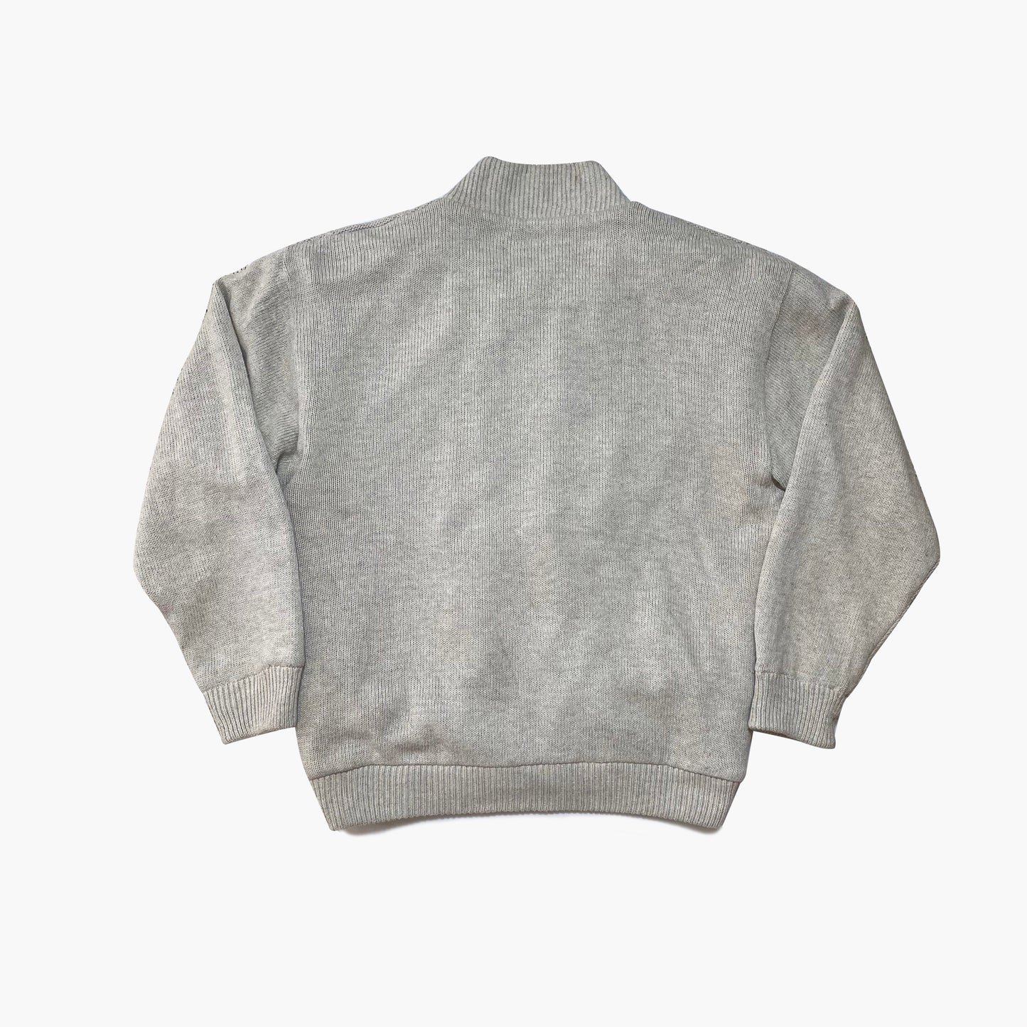 90s Oversize Knit Bomber Jacket image 5
