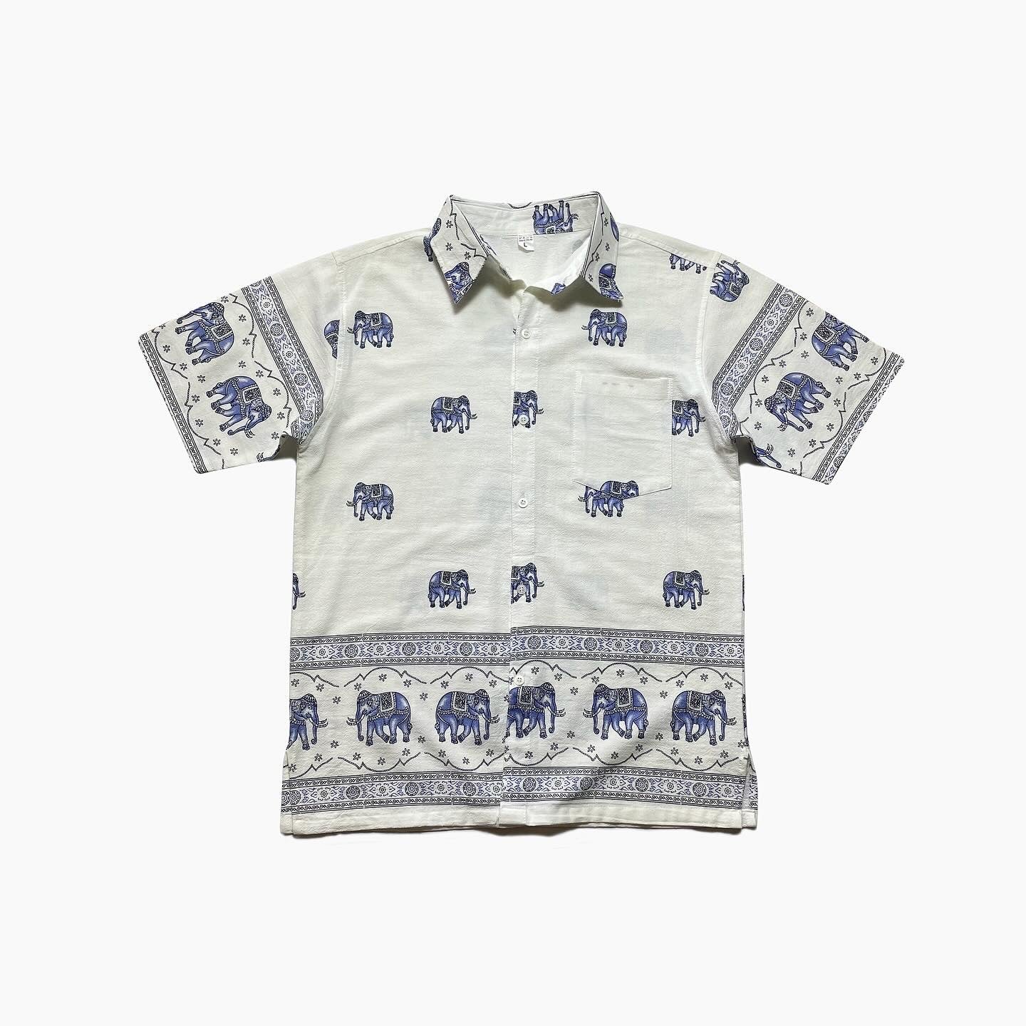 Elephant Print Thai Shirt image 0