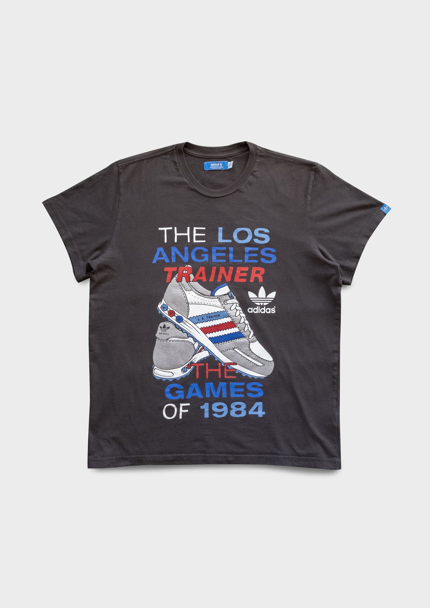 90s Adidas 1984 Tee image 0
