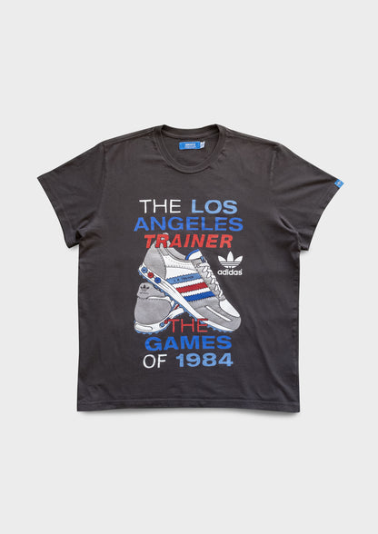 90s Adidas 1984 Tee image 0