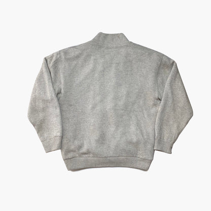 90s Oversize Knit Bomber Jacket image 5