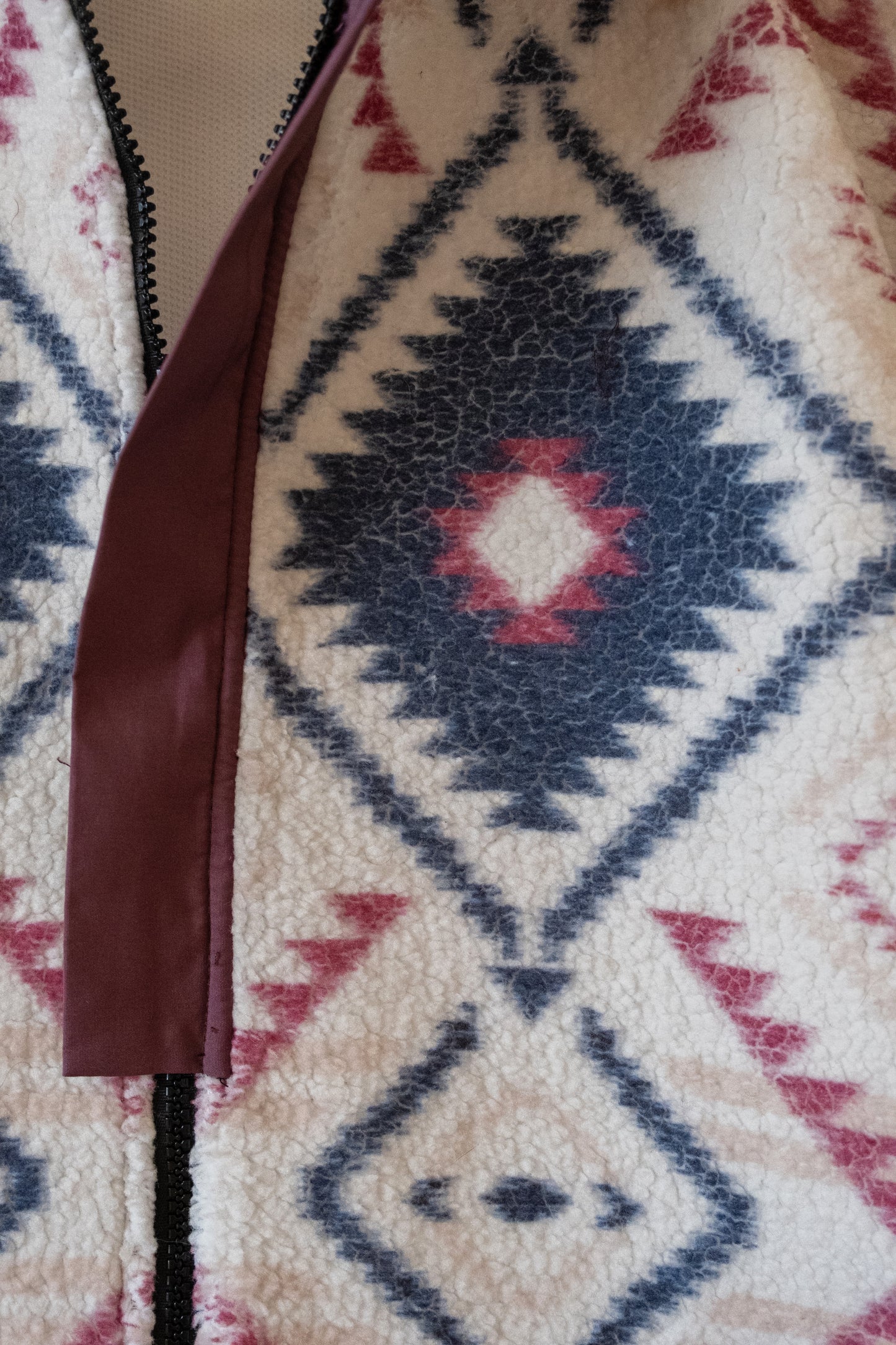 90s Ethnic Sherpa Jacket image 1