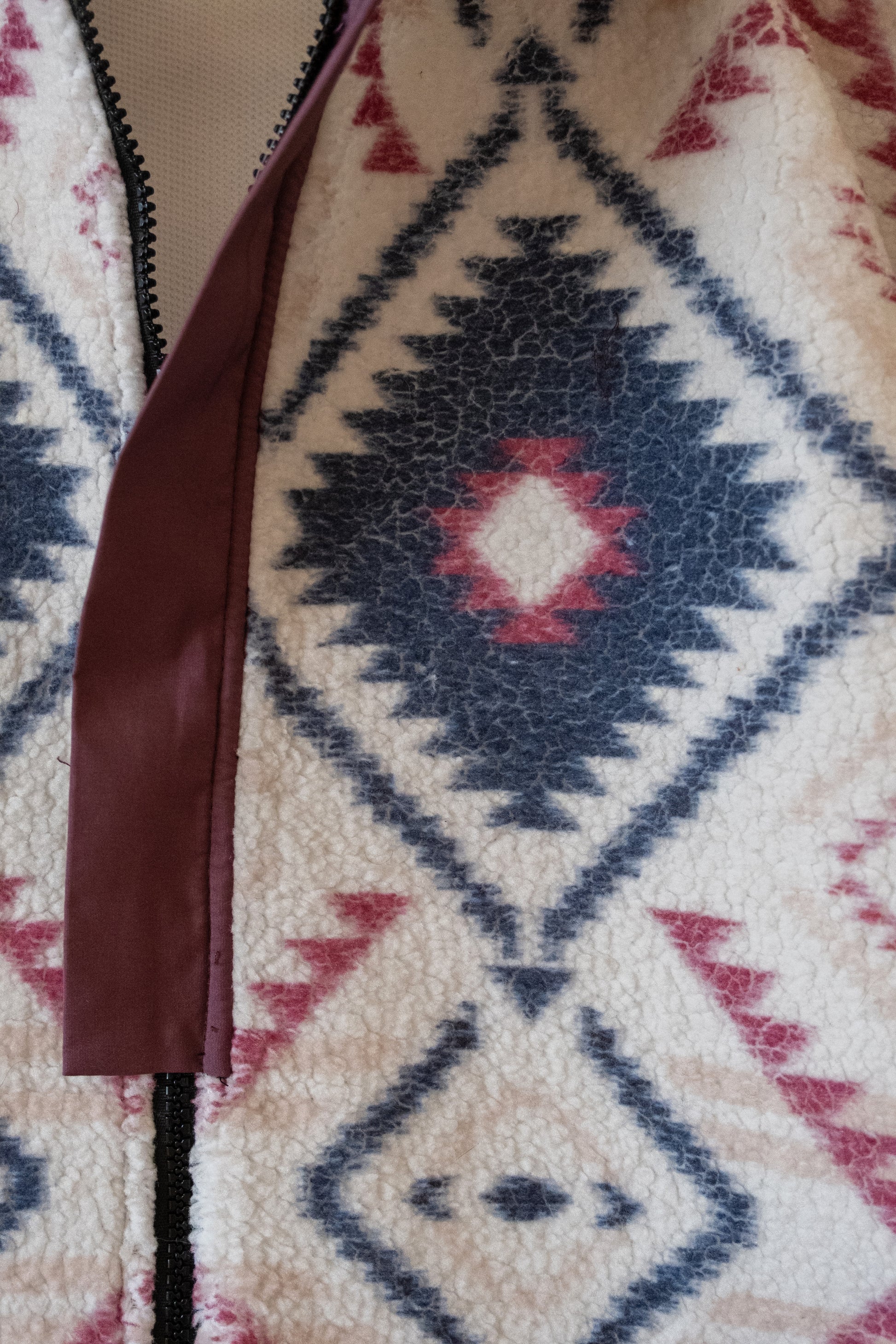 90s Ethnic Sherpa Jacket image 1