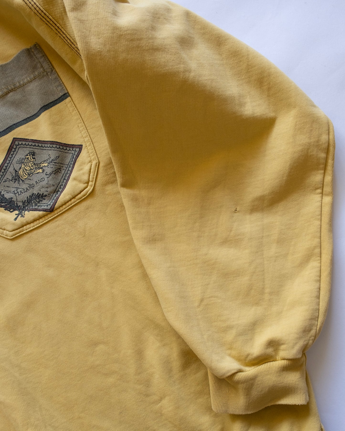 90s American Vintage Polo Neck Sweatshirt