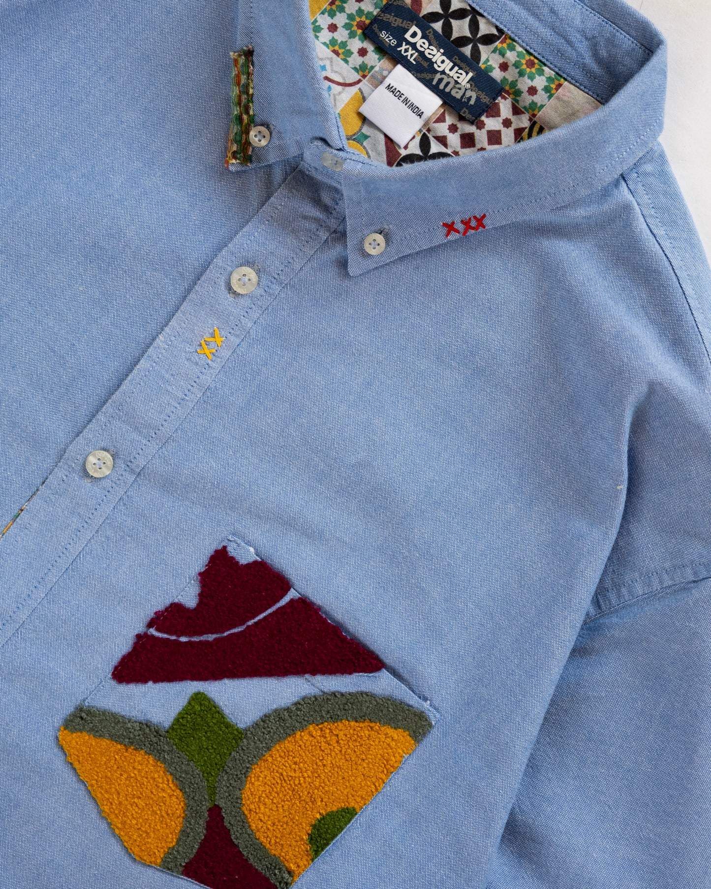 00s Desigual Patch Shirt