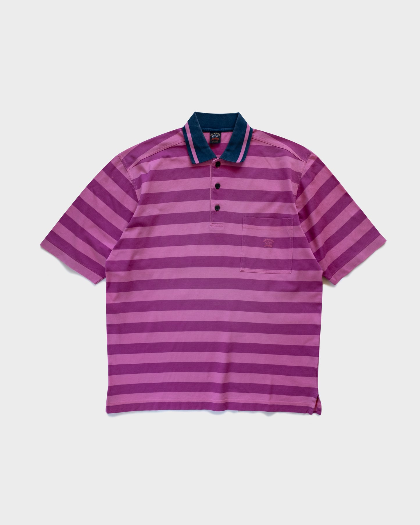 90s Paul & Shark Polo Neck Tee