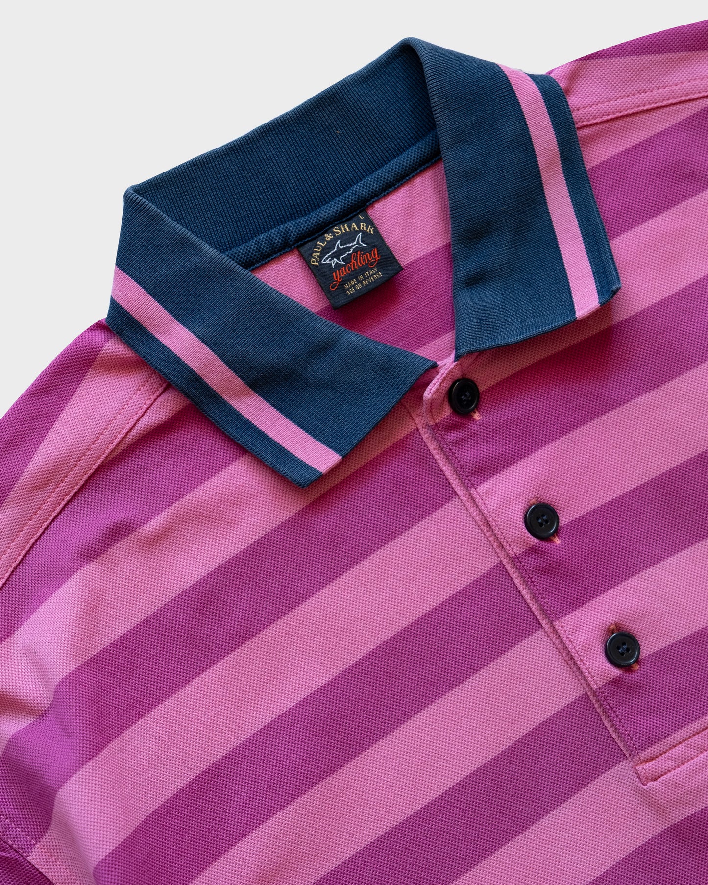 90s Paul & Shark Polo Neck Tee