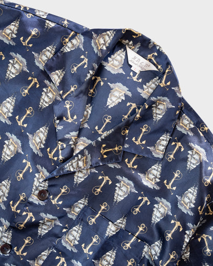 90s Sateen Hawaiian Shirt