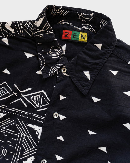 90s ZEN Paisley Shirt