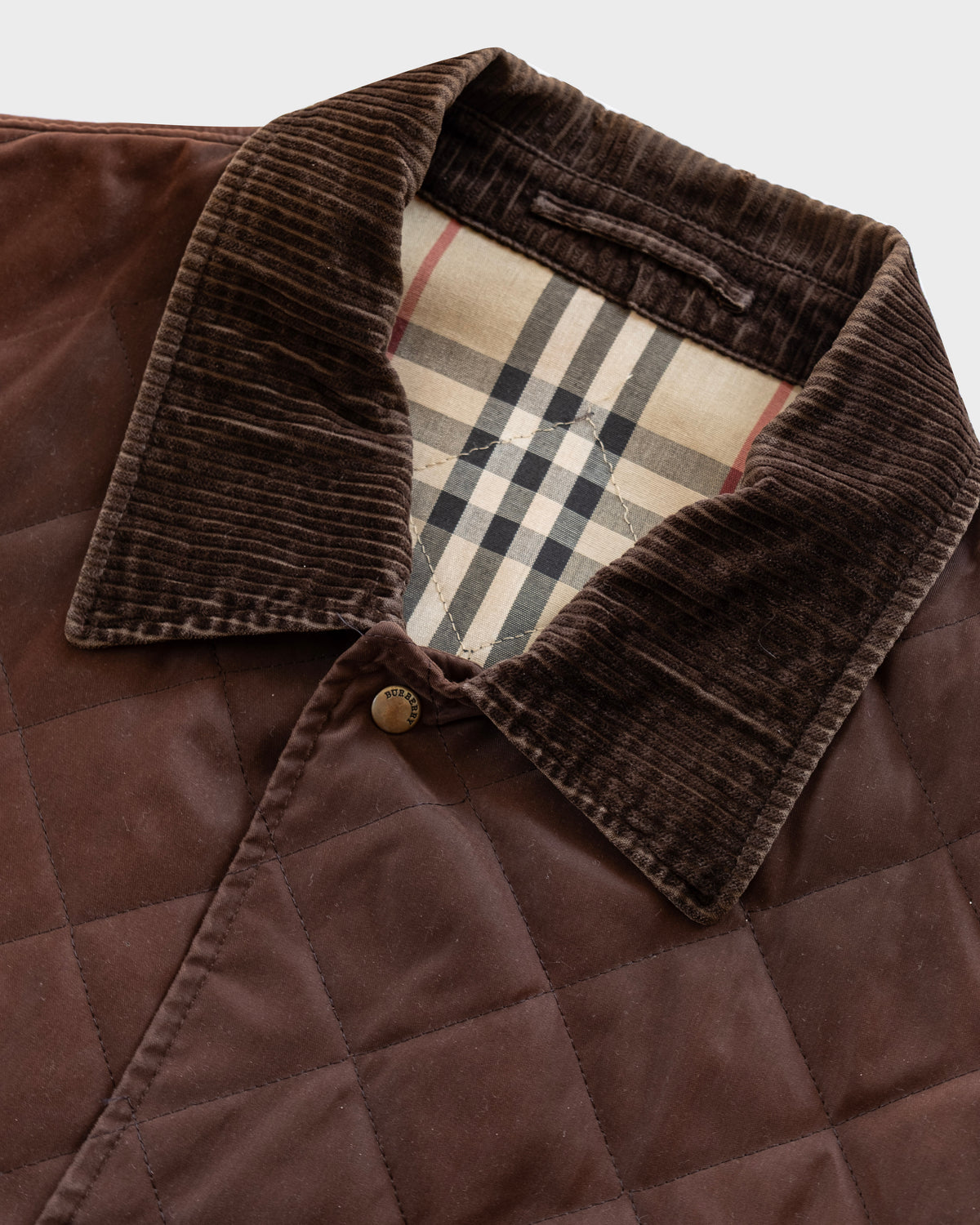 90s Burberry Quilted Jacket