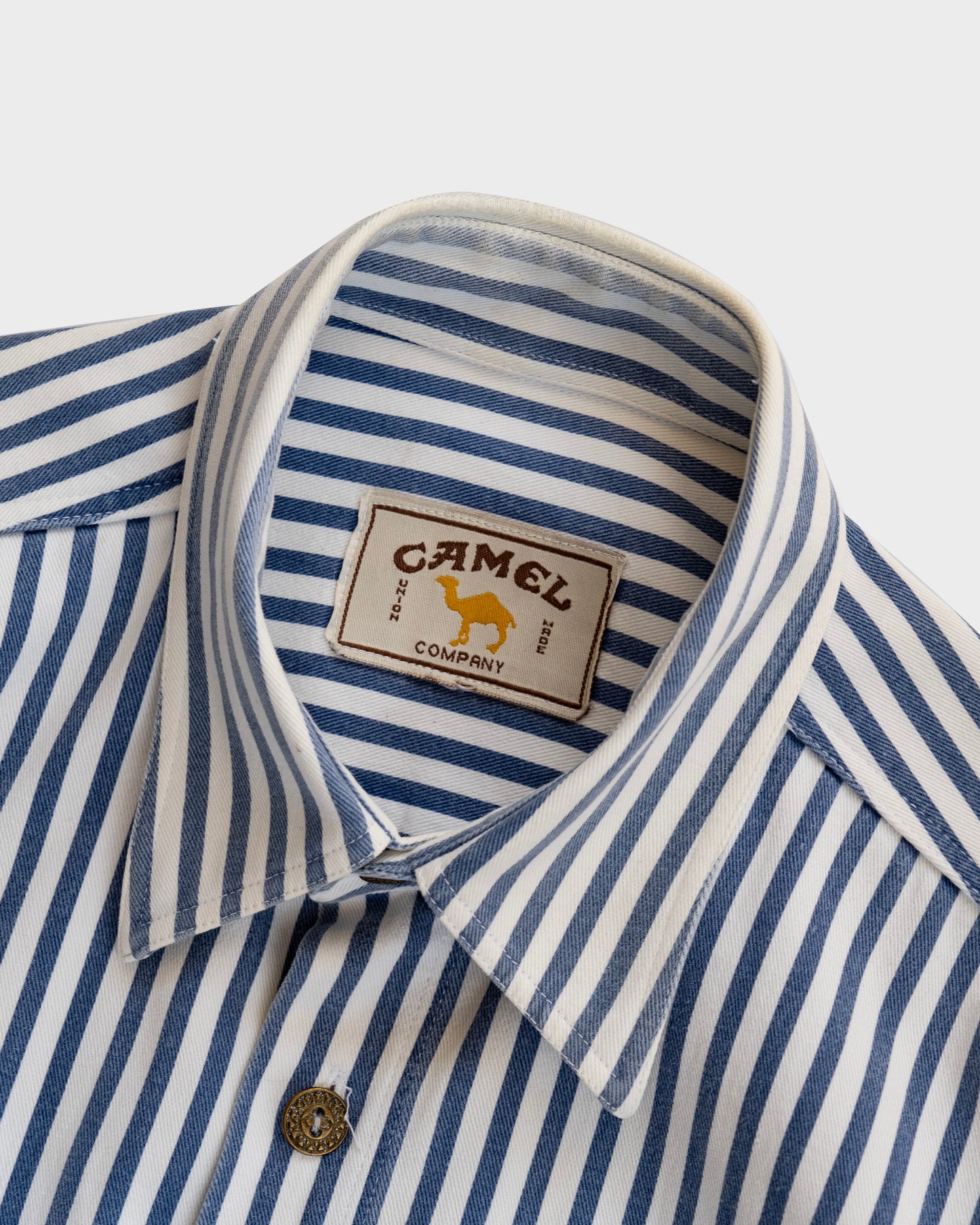90s Camel Denim Shirt