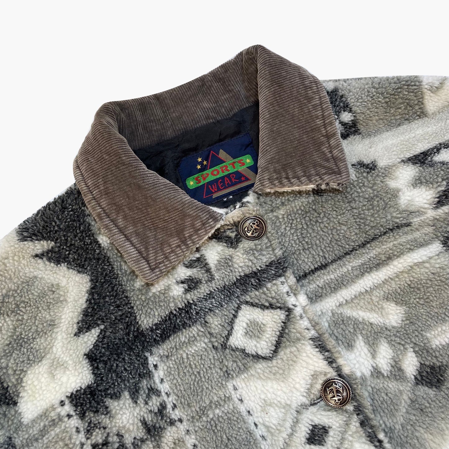 90s Oversize Sherpa Jacket image 1