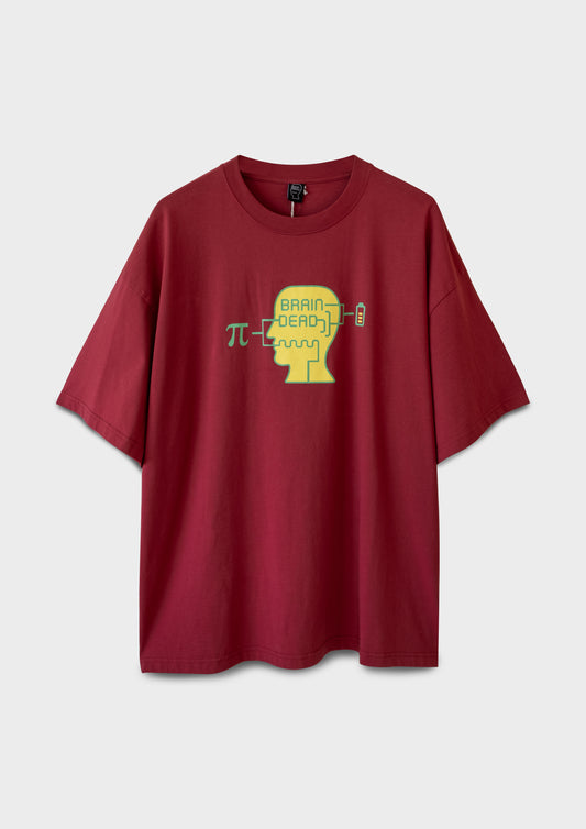 Brain Dead Low Battery Tee image 0