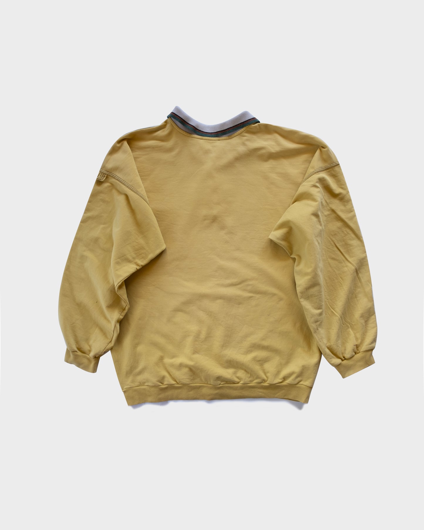 90s American Vintage Polo Neck Sweatshirt