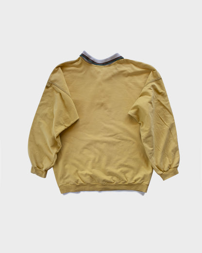 90s American Vintage Polo Neck Sweatshirt