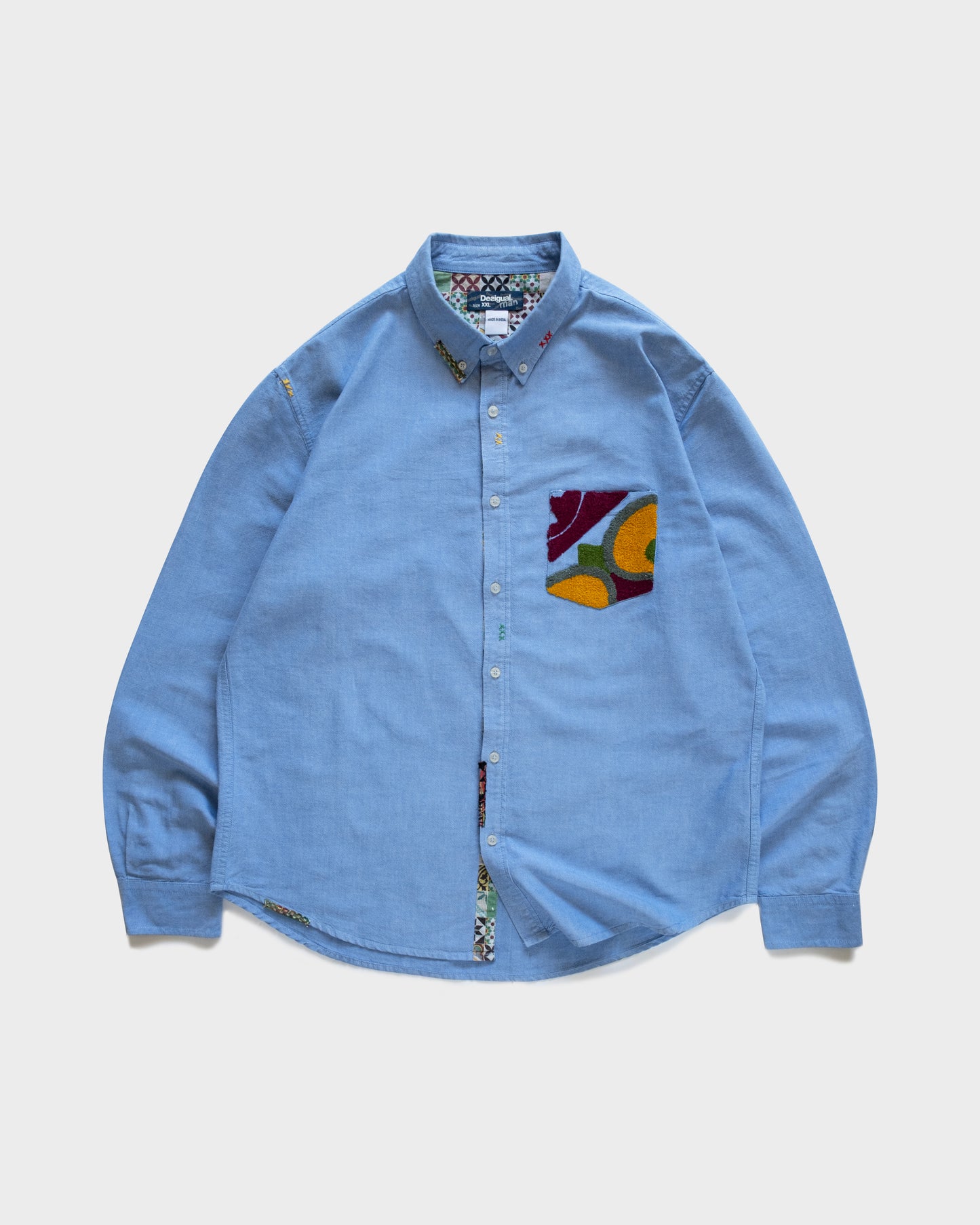 00s Desigual Patch Shirt