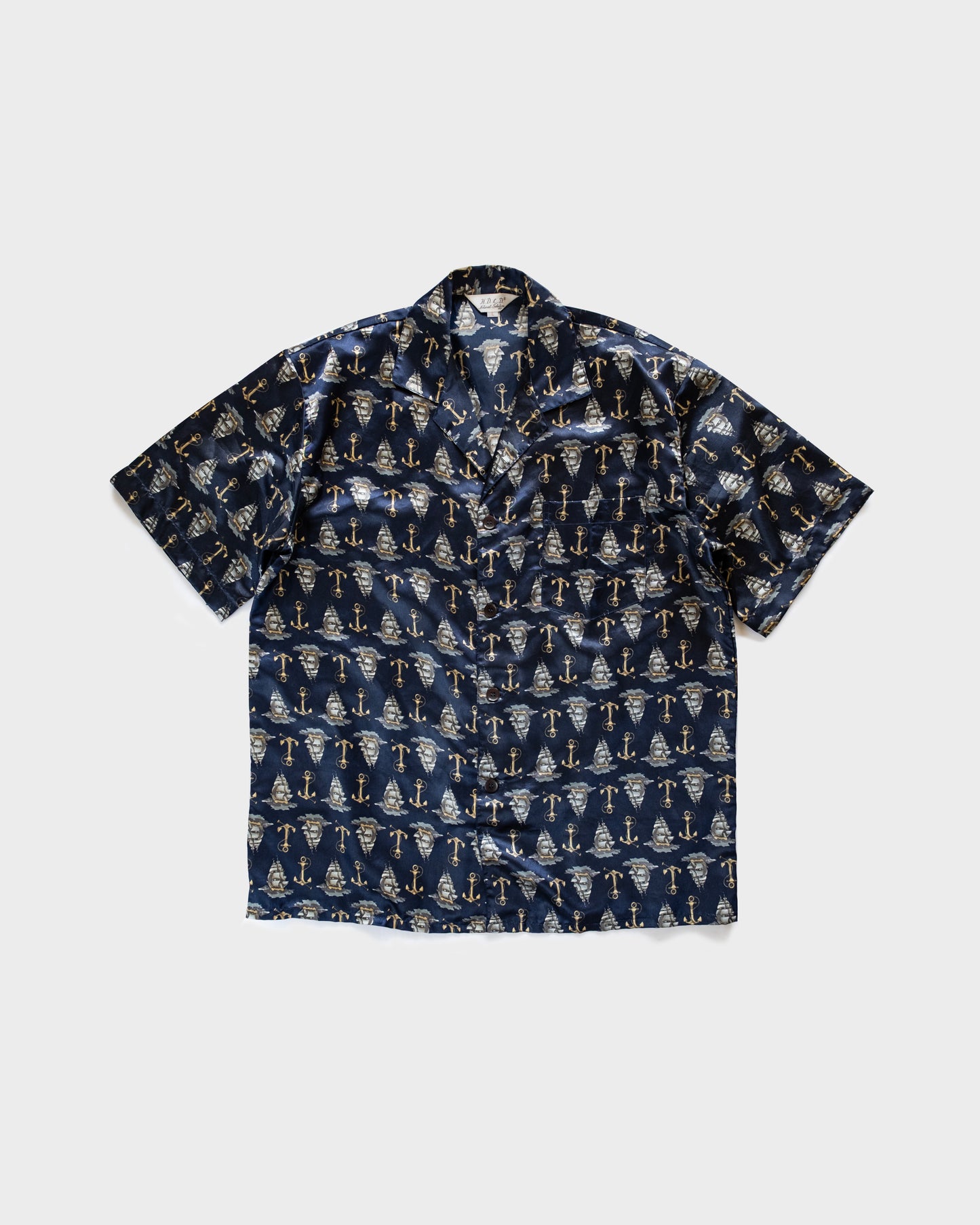 90s Sateen Hawaiian Shirt