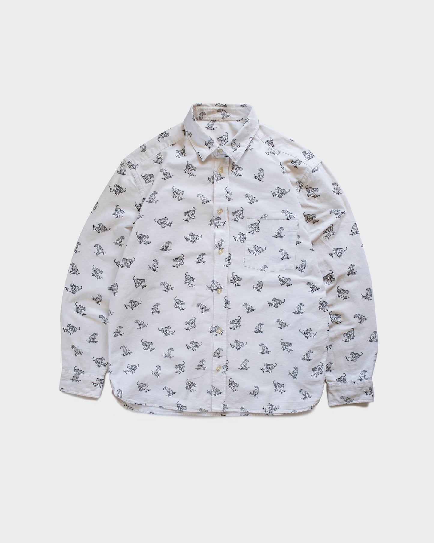 00s Tiger Print Shirt